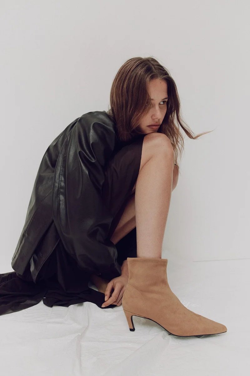 H&M Heeled sock boots